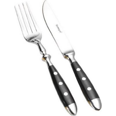 ESMEYER 229-203 / NOSTALGIE COUVERTS À STEAK ACIER 18/0 POLI 12 PIÈCES