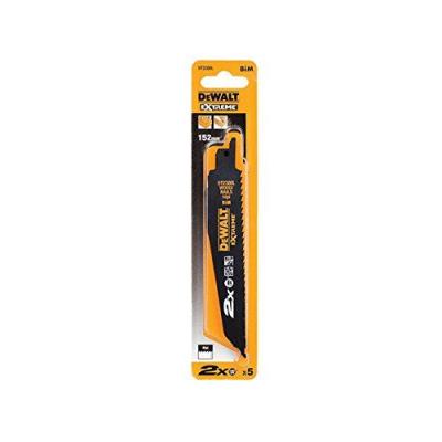 Dewalt 2X Life Bois et Vernis à Ongles Sabre Lames 152Mm Lot De 5