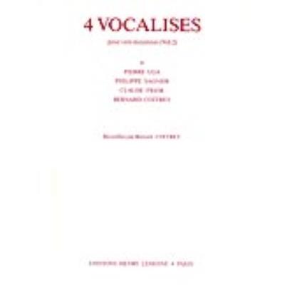 Partitions classique LEMOINE COTTRET BERNARD - VOCALISES (4) VOL.2 - VOIX MOYENNE, PIANO Alto, piano