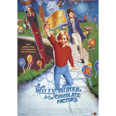 Poster Willy Wonka & the Choco + un joli emballage cadeau