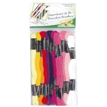 Fil bracelet brésilien - 12 couleurs "Berlingot"