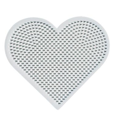 Plaque petit coeur - Pour petites perles Ø2,5 mm (mini)
