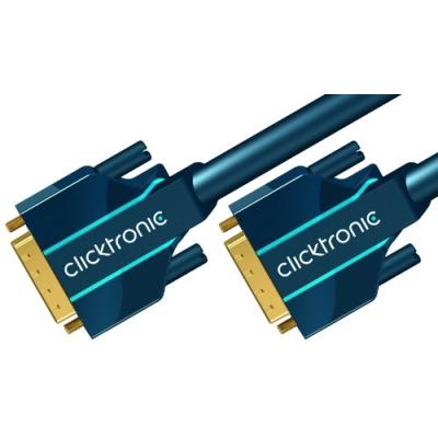 Clicktronic - 10070335 - cordon dvi-d (24+1) - m m - 7,5 m