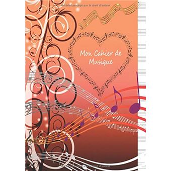 Cahier de musique pour violon: Grand format avec partitions vierges et  portées pour écrire ses compositions musicales, 21,6 x 27,9 cm