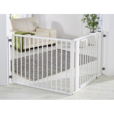 Kit Barriere de protection bébé Set 1 blanc laque GEUTHER 120 à 180 cm