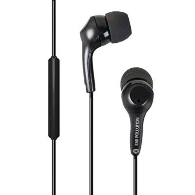Zagg ifrogz audio kit oreillette ear pollution bolt plus + mic, noir ifbltm-bk0