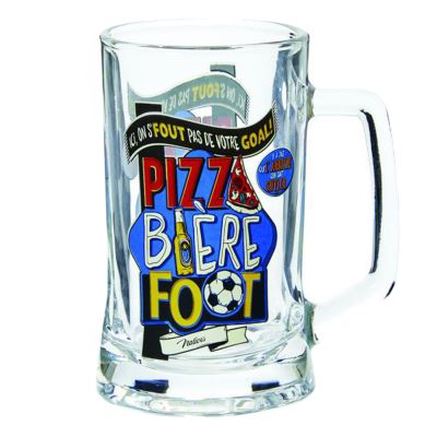 Pizza Bière Foot Chope à Bière 33 cl