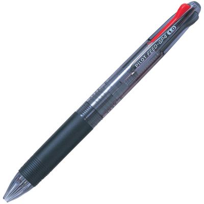 Pilot Begreen Feed Lote de 10 stylos à bille 4 couleurs rétractables (Noir)