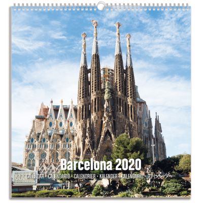 Calendrier Touristique 2020 Moyen Barcelona