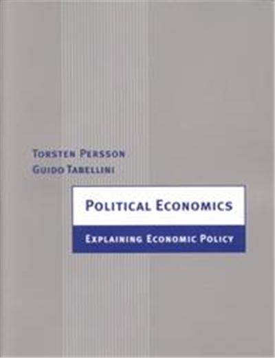 Political Economics, Zeuthen Lecture Book Series