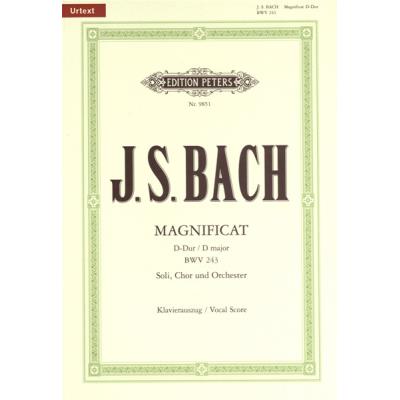 Partitions classique EDITION PETERS BACH JOHANN SEBASTIAN - MAGNIFICAT BWV 243 - MIXED CHOIR (PAR 10 MINIMUM) Choeur et ensemble vocal