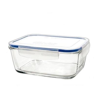 Unbranded 8012722 superblock boîte rectangulaire avec couvercle verre transparent 15,5 x 15,5 x 7,3 cm 80 cl quiselle szpo 014