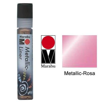 Marabu couleur métallique metallic-liner, rose métallique, 1803 09 733
