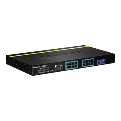 TRENDnet TPE 1620WS 16-Port Gigabit Web Smart PoE+ Switch - switch - 16 poorten - Beheerd - rack-uitvoering