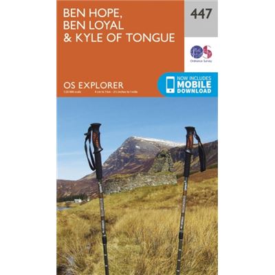 Os Explorer Map (447) Ben Hope, Ben Loyal And Kyle Of Tongue (Map)