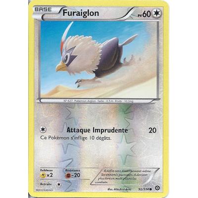 Carte Pokemon - XY11 - Offensive Vapeur - Furaiglon - PV 60 - 92/114 - Holo Reverse - VF État correct - Asmodee reconditionné disponible sur Fnac