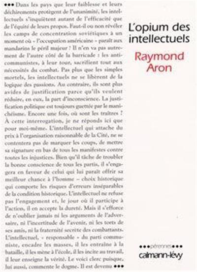 L'OPIUM DES INTELLECTUELS