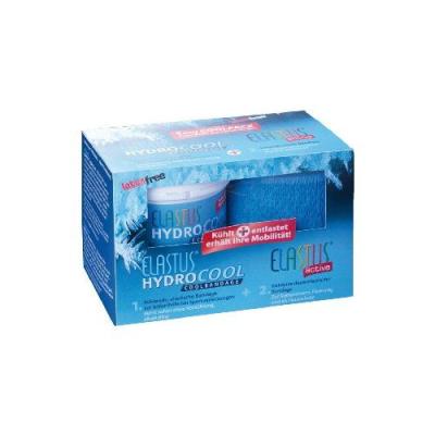 Elastus Easy - Pack bandages élastique et refroidissant pour blessures sportives - Bleu - 4,6 m x 7,5 cm 3 m x 6 cm