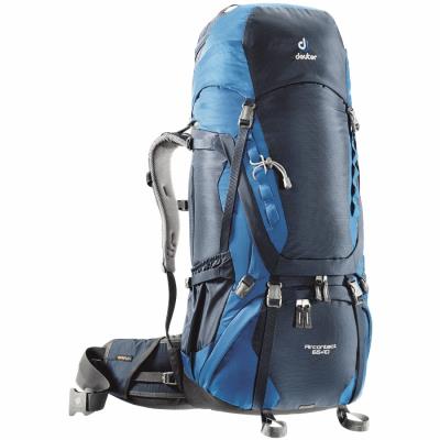 Sac à dos Aircontact 65+10 Deuter coloris midnight-ocean