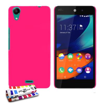 Coque Rigide Ultra-Slim Le Pearls Premium Rose bonbon pour WIKO RAINBOW UP (4G)