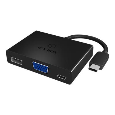 ICY BOX IB-DK4032-CPD adaptateur vidéo externe - Parade PS176 - noir