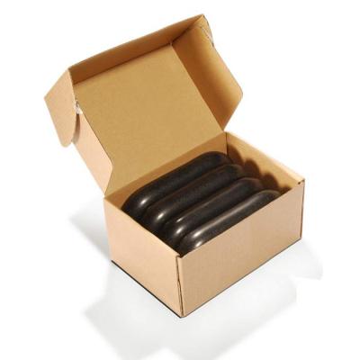 Coffret de 4 pierres de massage XXL ovales et plates