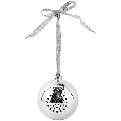 Boule de Noël Bluetooth avec haut-parleur intégré - Argent