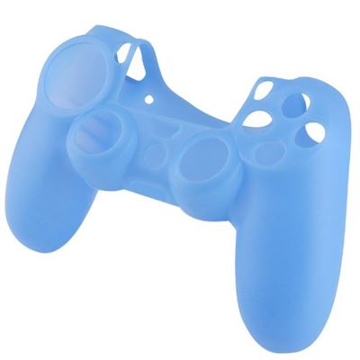 Housse pour Sony Playstation 4 / PS4 - étui protection silicone - Anti choc / rayures - Bleu