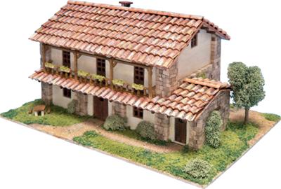Maquette architecture populaire santillana