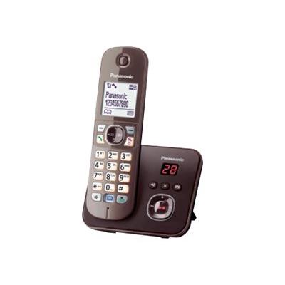 Panasonic KX-TG6821 - Snoerloze telefoon - antwoordsysteem met nummerherkenning - DECT - mokkabruin