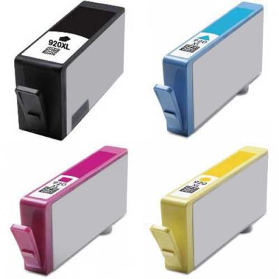 2 Cartouches D'encre Jaune Compatibles HP 920Y (HP 920XL) - Marque Go Inks, Référence H-920Y-2, Neuves