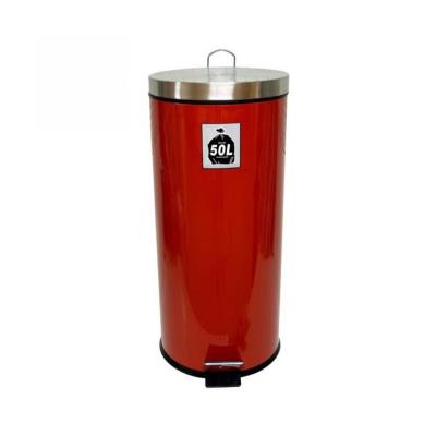 poubelle 30l metal+s.pl *rouge*p354100