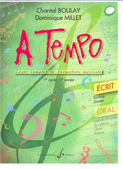 A TEMPO - PARTIE ECRITE VOL.3