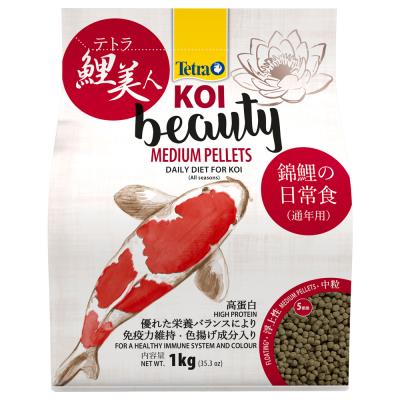 Comparer les prix de Tetra - Aliment en Boulettes Koi Beauty Medium Pellets pour Carpe Koï - 4L