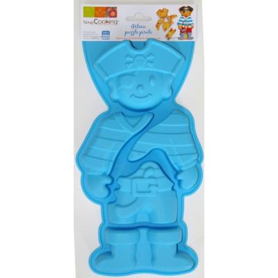 ScrapCooking® - Moule puzzle pirate silicone