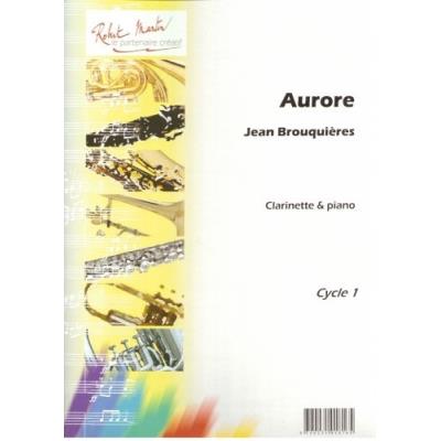 Partitions classique ROBERT MARTIN BROUQUIERES J. - AURORE Clarinette