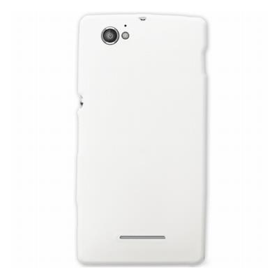 Mocca coque gel frost blanche pour Sony Xperia M