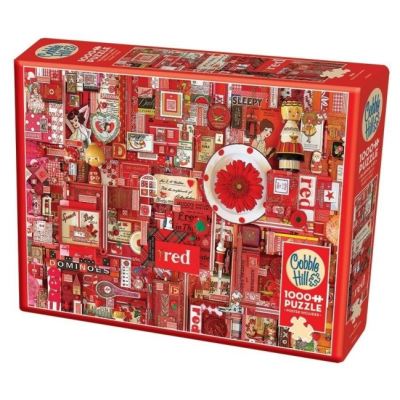 Cobble Hill Puzzle puzzle rouge 1000 pièces