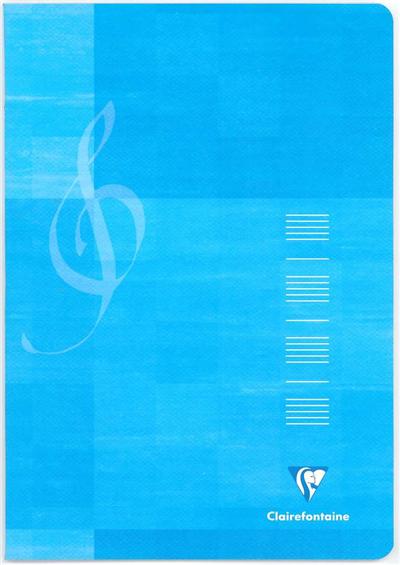 Cahier piqué Musique A4 Clairefontaine 48 pages