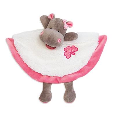 Baby nat' doudou zoé l'hippo rose