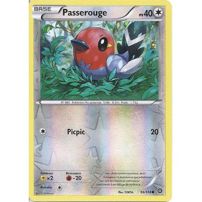 Acheter Carte Pokemon - XY11 - Offensive Vapeur - Passerouge - PV 40 - 94/114 - Holo Reverse - VF État correct - 16,00 € Carte Pokemon - XY11 - Offensive Vapeur - Passerouge - PV 40 - 94/114 - Holo Reverse - VF État correct - Asmodee reconditionné disponible sur Fnac