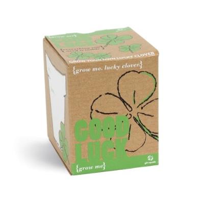 Mags - Coffret Cadeau Porte-Chance - Grow Me, Good Luck - Graines Trèfles À 4 Feuilles (À Faire Pousser Soi-Même)