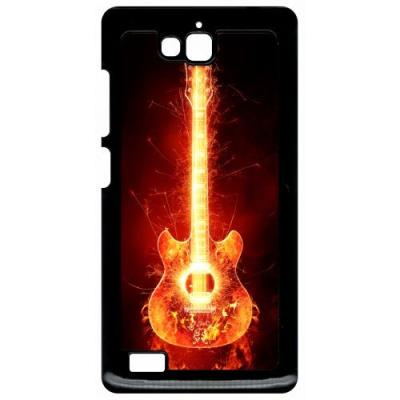 Coque huawei honor 3c et 3c 4g blazing guitare