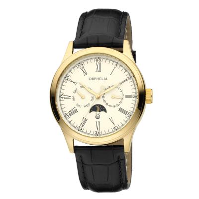 Montre Orphelia Joyce-71601 en Cuir Noir