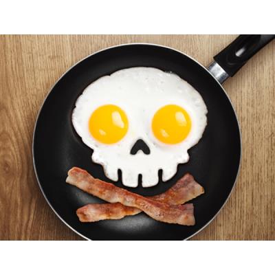 Moule tête de mort ?uf sur plat  deco maison ustensile cuisine
