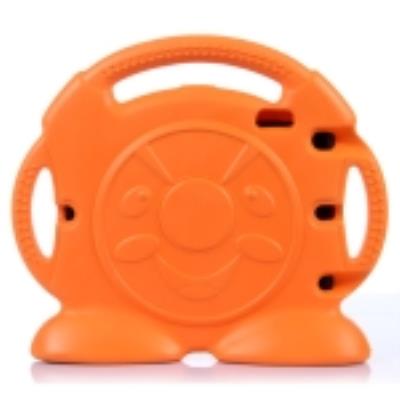 Ipad Air 2 : Coque Housse en Mousse EVA Volant Orange : Ultra-Résistant , Idéal Enfant Avec Poignée Intégrée