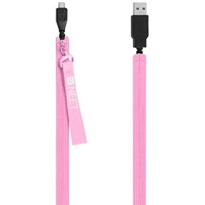 Housse universelle neet + cable usb > micro usb 90 cm - modele rose