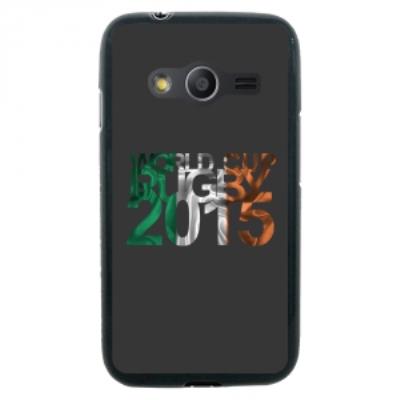 Coque Souple en gel pour Samsung Galaxy Trend 2 Lite avec impression Irlande et logo rugby WCR 2015