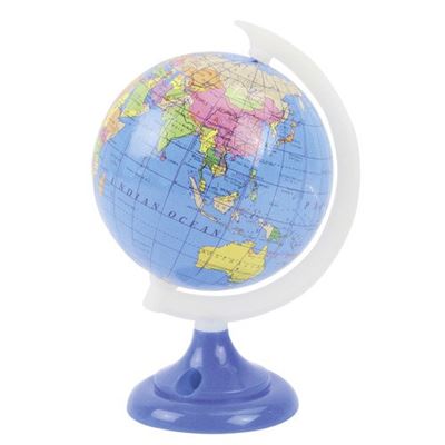 Taille-crayon en forme de globe terrestre, env. 8 cm de diamètre, hauteur 13 cm