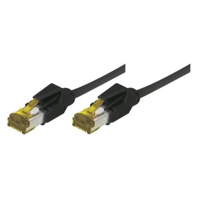 Cordon patch rj45 s ftp cat 6a lsoh snagless noir- 3 m tecline 72203s